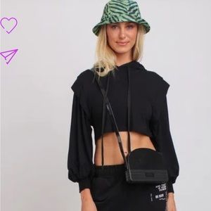 Farm rio sweatshirt cropped